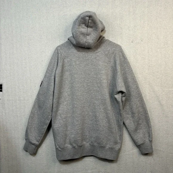 London England Hoodie Full Zip Gray Men's XL Union Jack Flag - Picture 3 of 9